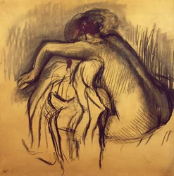 Frau beim Trocknen, ca. 1893-98